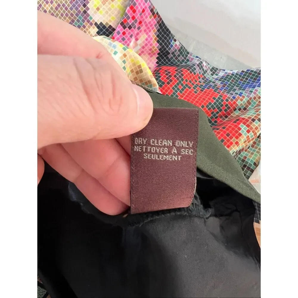 Ranna Gill Anthropologie Fanned Vignette Shift dress size 4